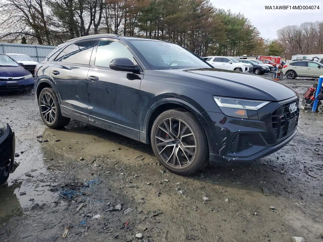 2021 Audi Sq8 Premium Plus VIN: WA1AWBF14MD004074 Lot: 46174216