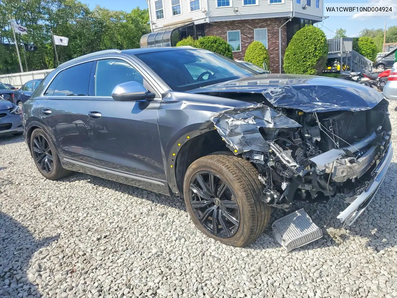 2022 Audi Sq8 Prestige VIN: WA1CWBF10ND004924 Lot: 52566076