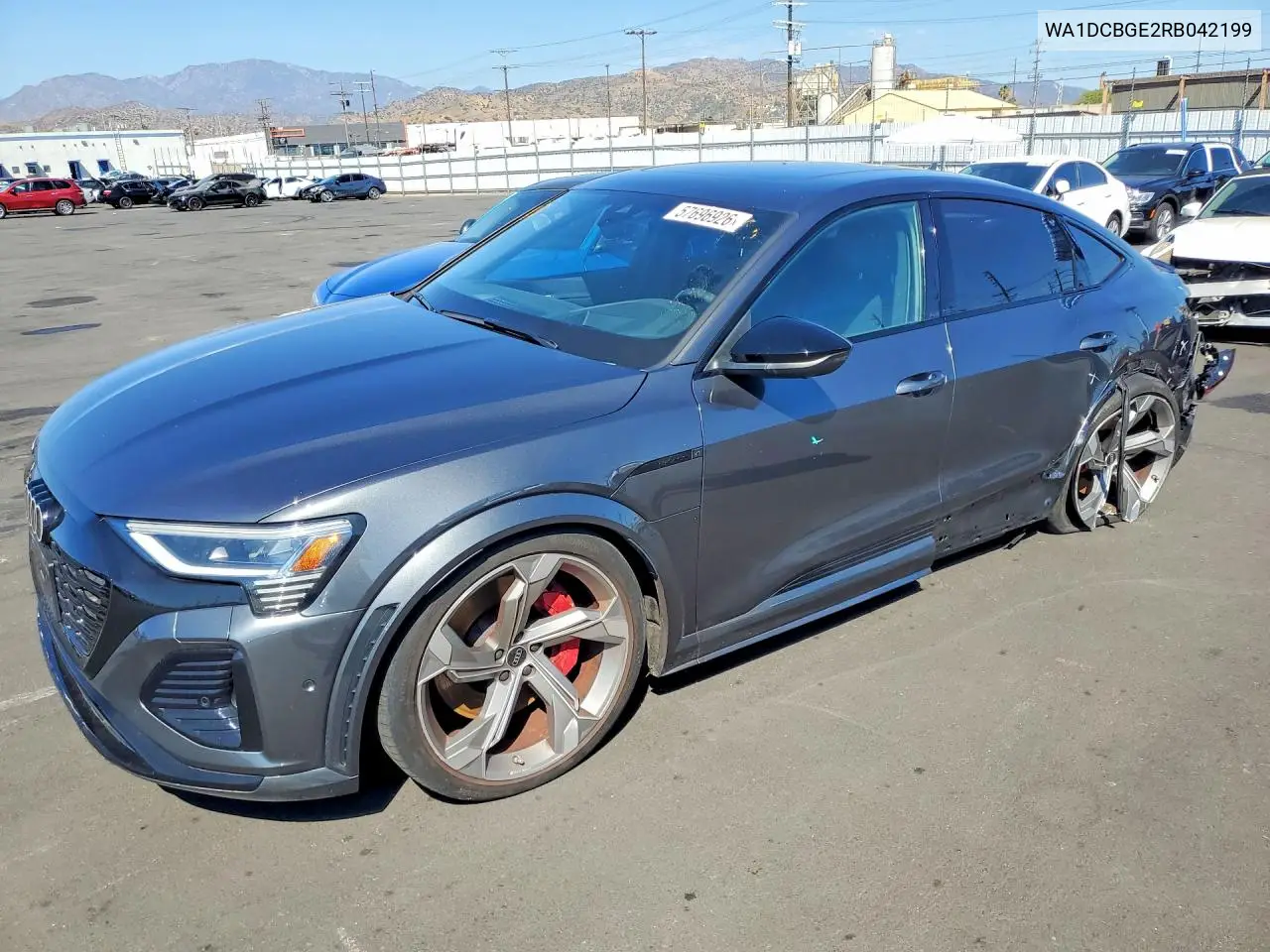 2024 Audi Sq8 E-Tron Sportback Prestige VIN: WA1DCBGE2RB042199 Lot: 57696926