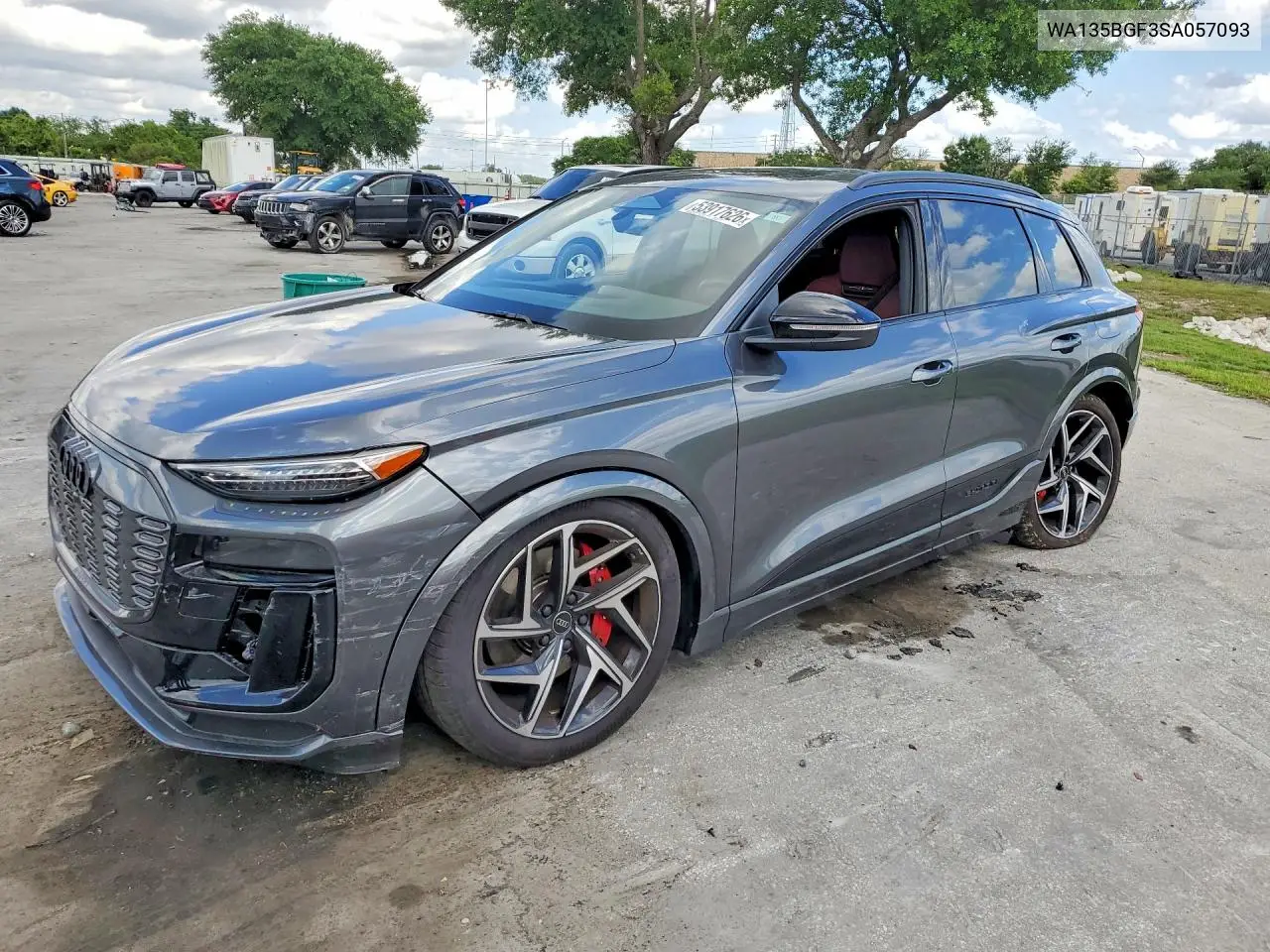 2025 Audi Sq6 E-Tron Prestige VIN: WA135BGF3SA057093 Lot: 53917626