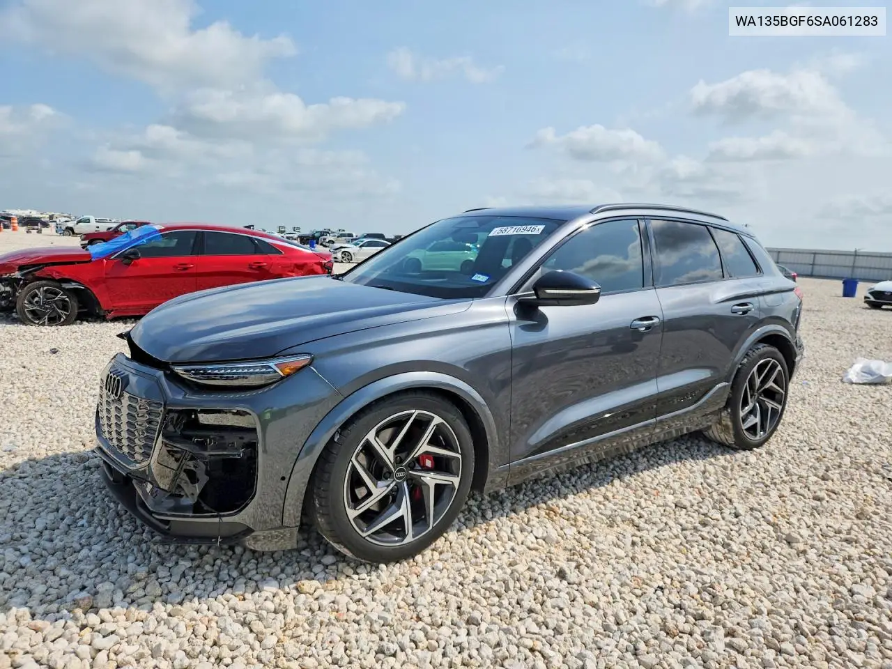 2025 Audi Sq6 E-Tron Prestige VIN: WA135BGF6SA061283 Lot: 58716946
