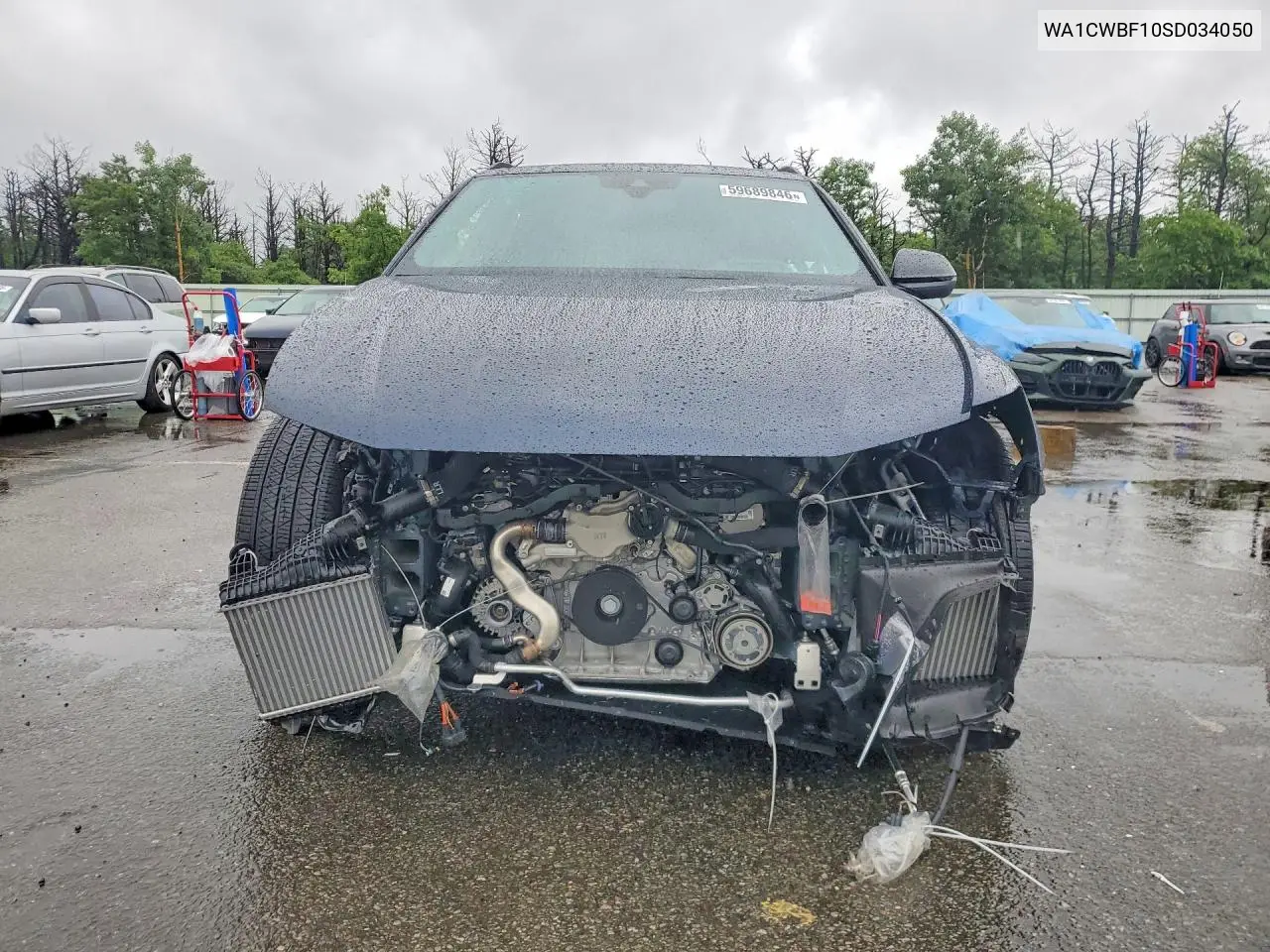 2025 Audi Sq8 Prestige VIN: WA1CWBF10SD034050 Lot: 59689846