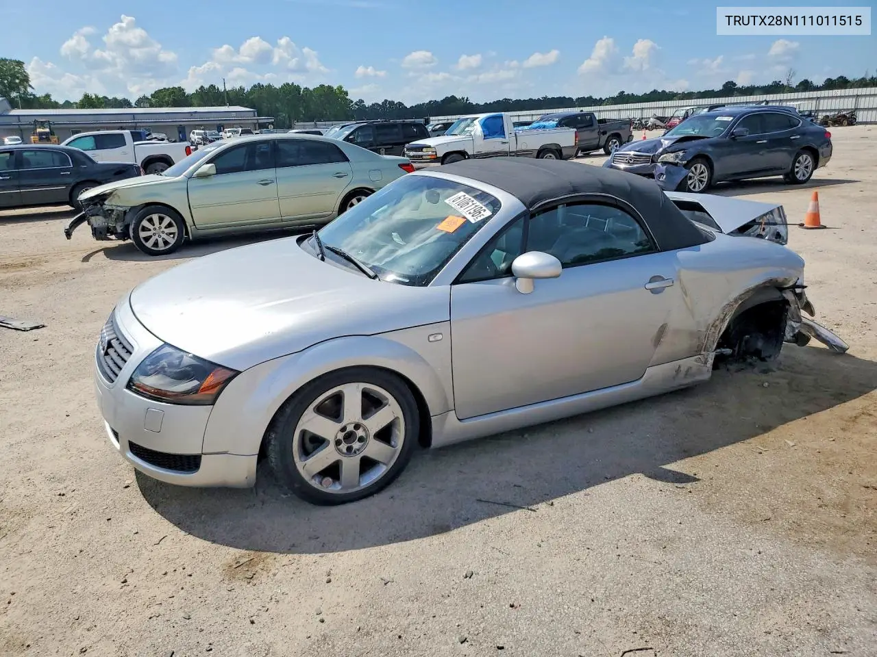 2001 Audi Tt VIN: TRUTX28N111011515 Lot: 61061196