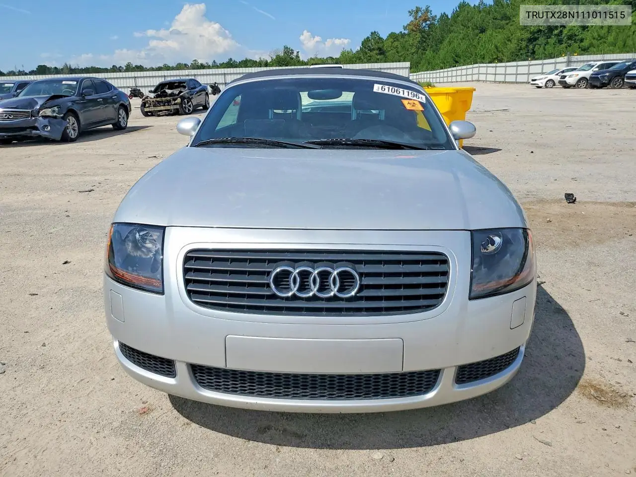 2001 Audi Tt VIN: TRUTX28N111011515 Lot: 61061196