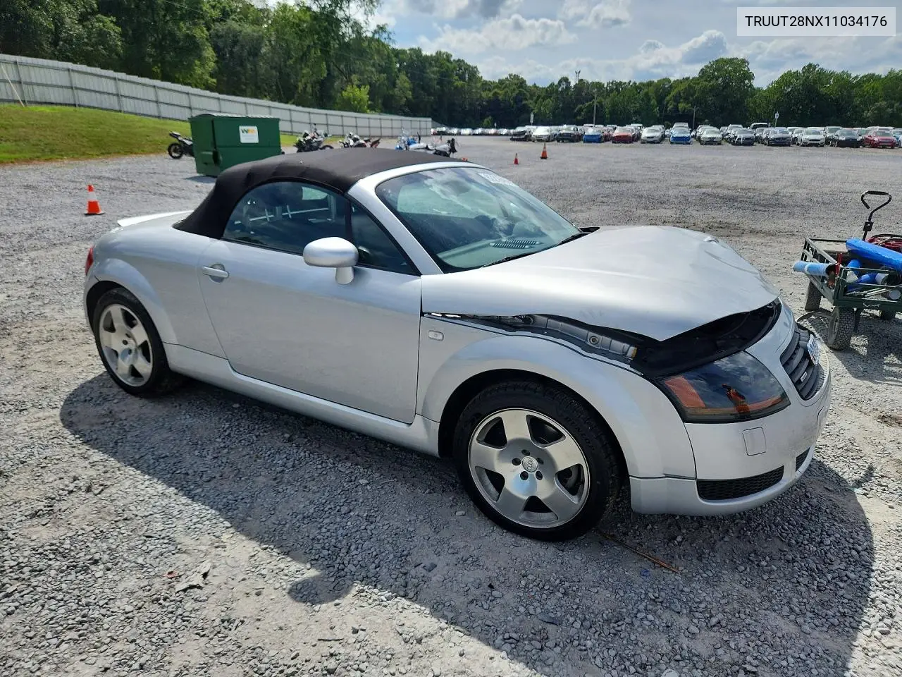2001 Audi Tt Quattro VIN: TRUUT28NX11034176 Lot: 62216456