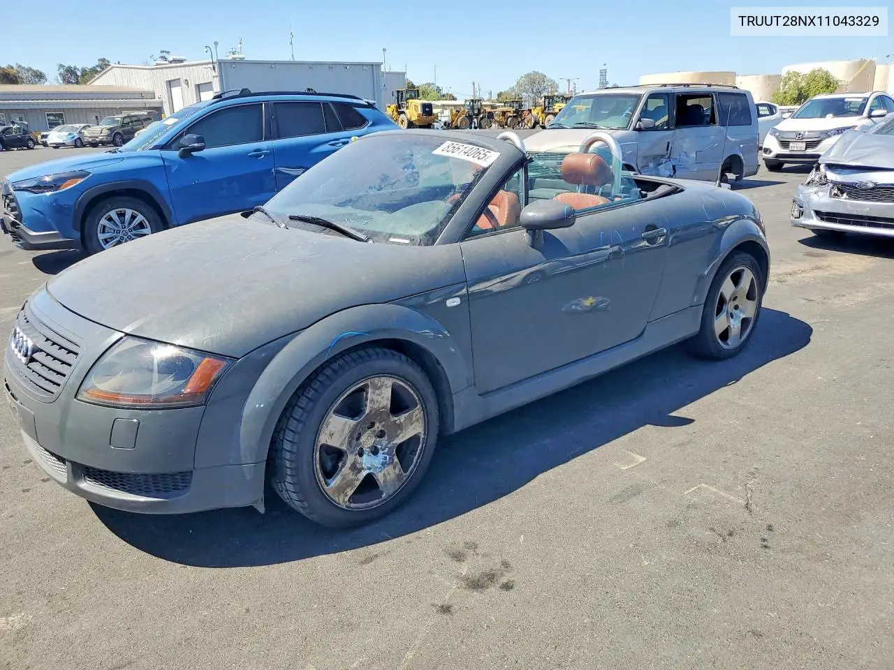 2001 Audi Tt Quattro VIN: TRUUT28NX11043329 Lot: 85614065