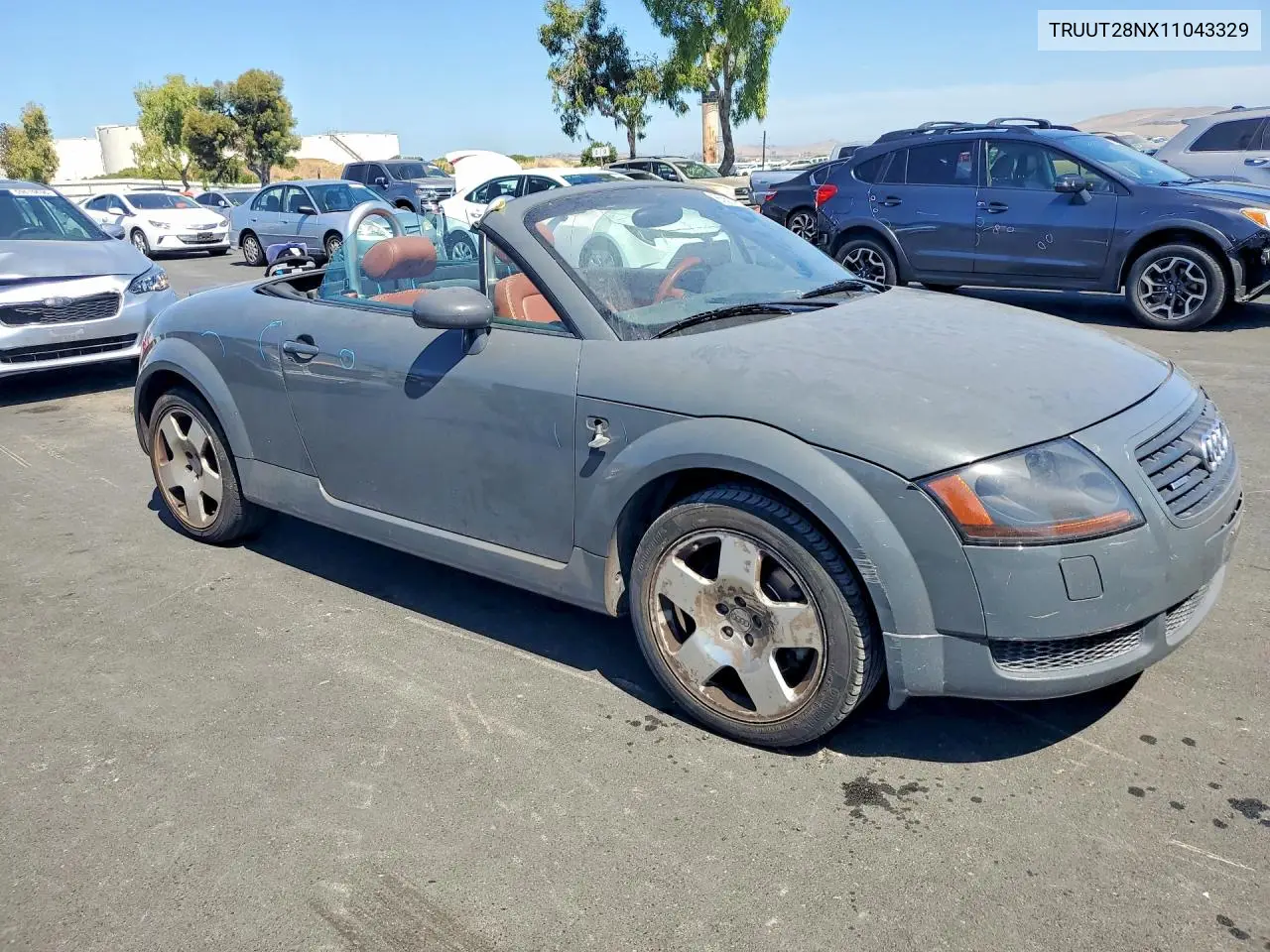 2001 Audi Tt Quattro VIN: TRUUT28NX11043329 Lot: 85614065