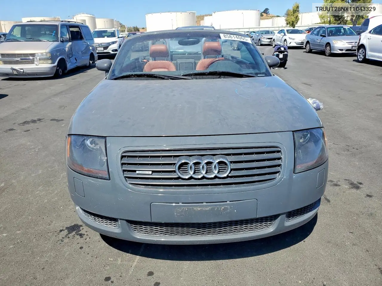 2001 Audi Tt Quattro VIN: TRUUT28NX11043329 Lot: 85614065