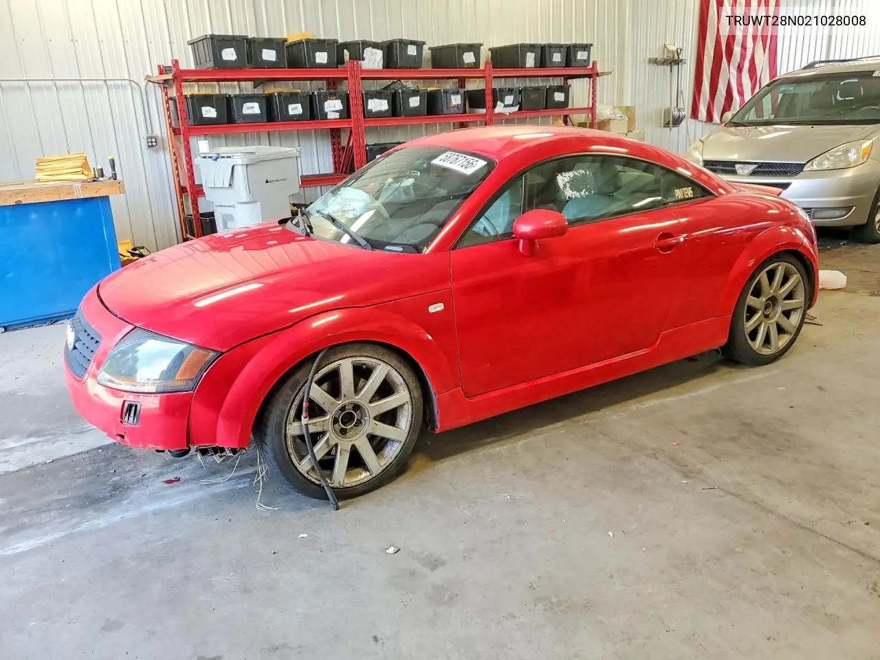 2002 Audi Tt Quattro VIN: TRUWT28N021028008 Lot: 58767156