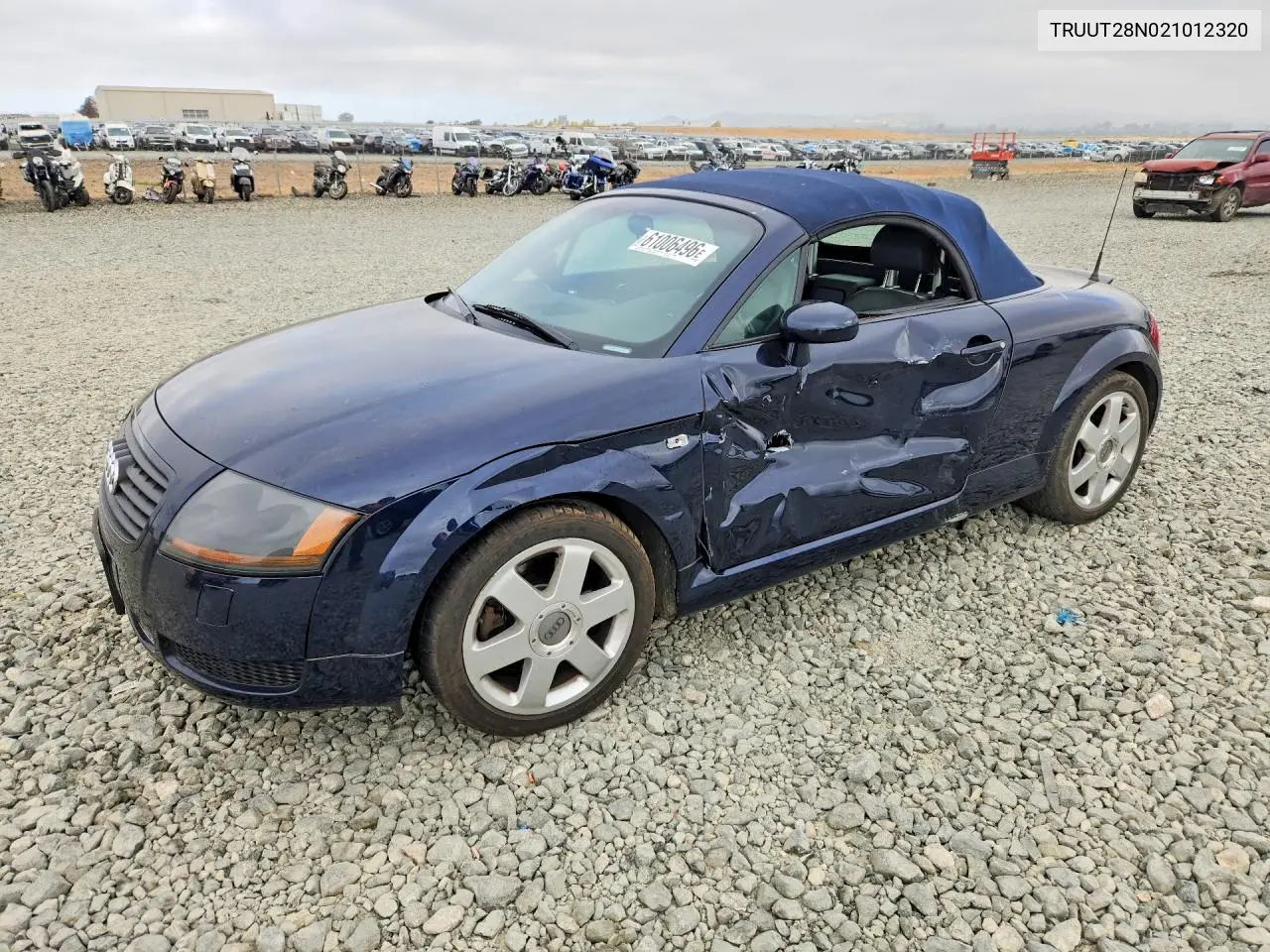 2002 Audi Tt Quattro VIN: TRUUT28N021012320 Lot: 61006496