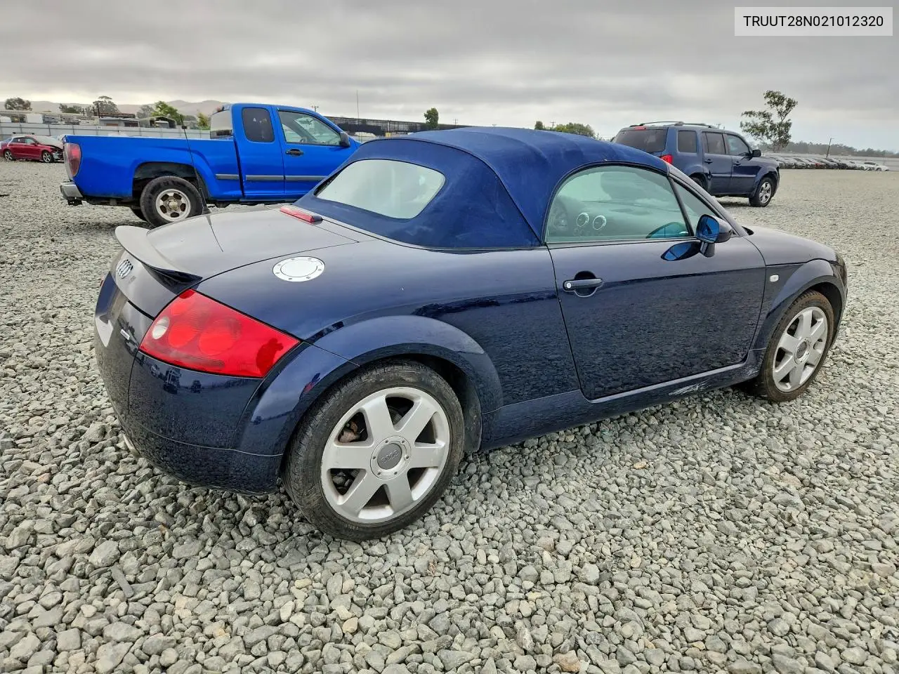 2002 Audi Tt Quattro VIN: TRUUT28N021012320 Lot: 61006496
