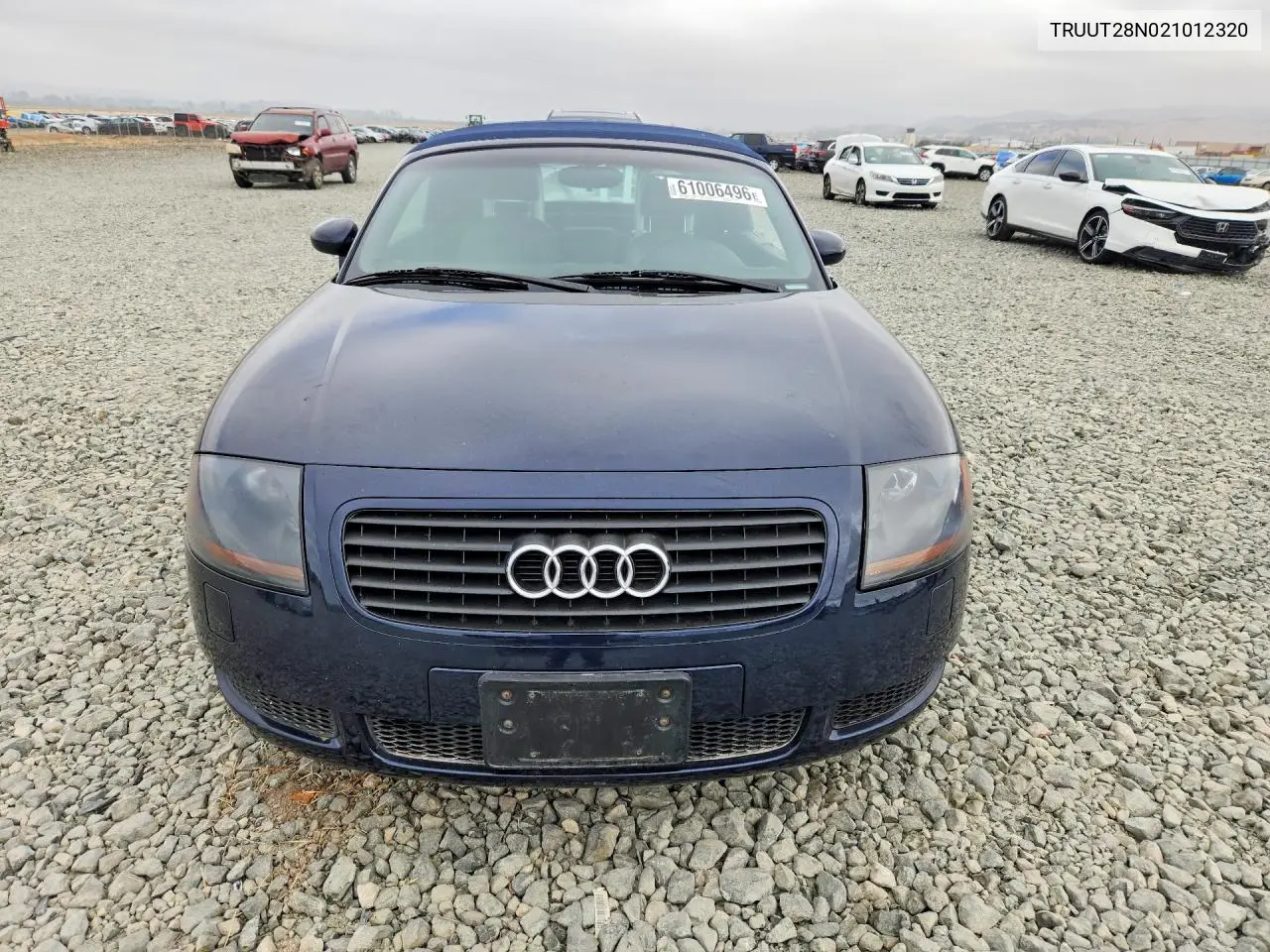2002 Audi Tt Quattro VIN: TRUUT28N021012320 Lot: 61006496