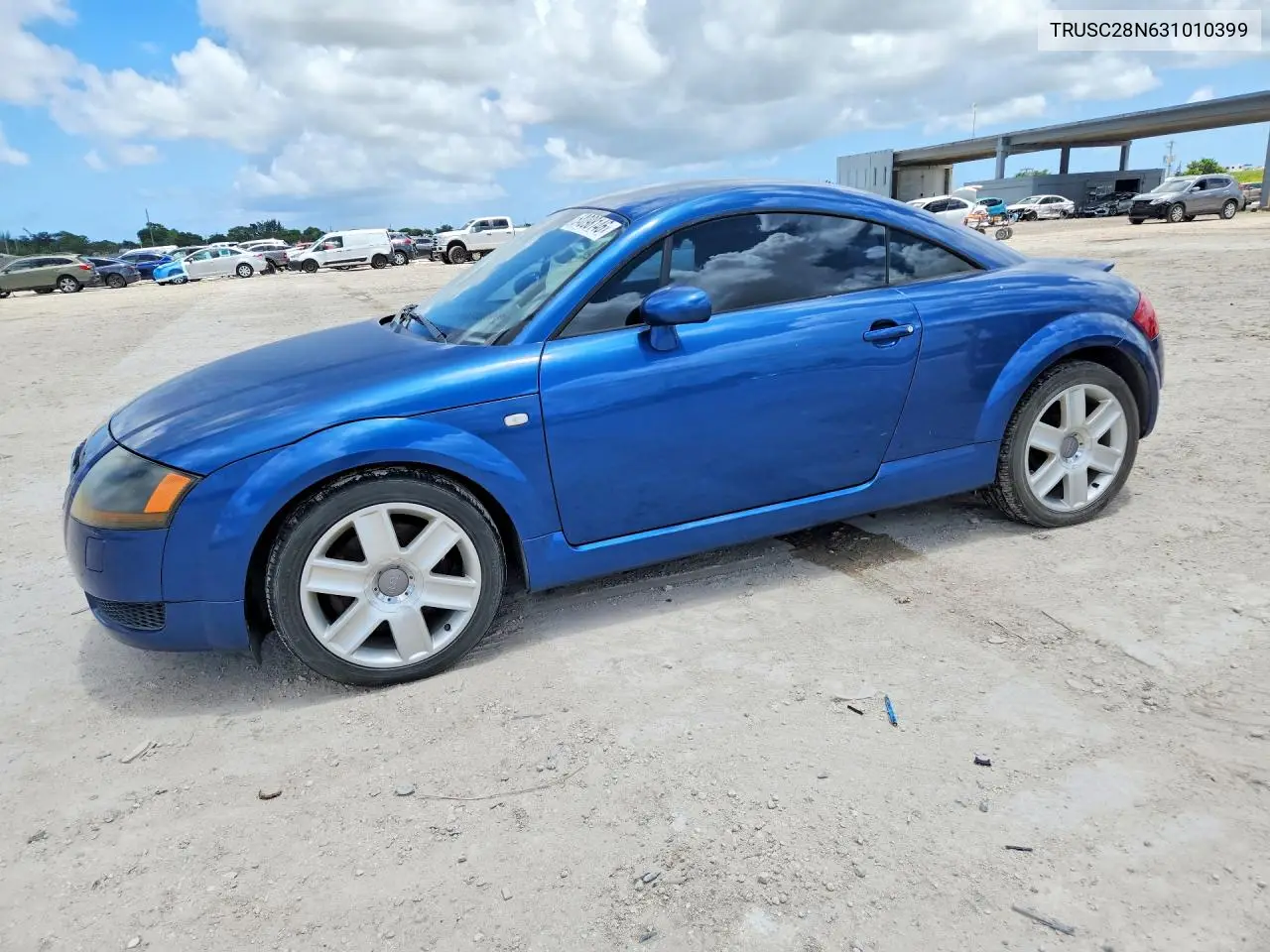 2003 Audi Tt VIN: TRUSC28N631010399 Lot: 55311346