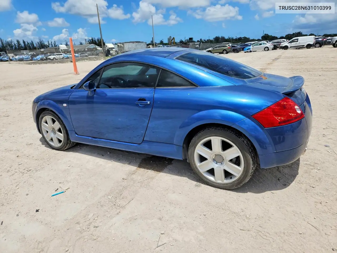2003 Audi Tt VIN: TRUSC28N631010399 Lot: 55311346