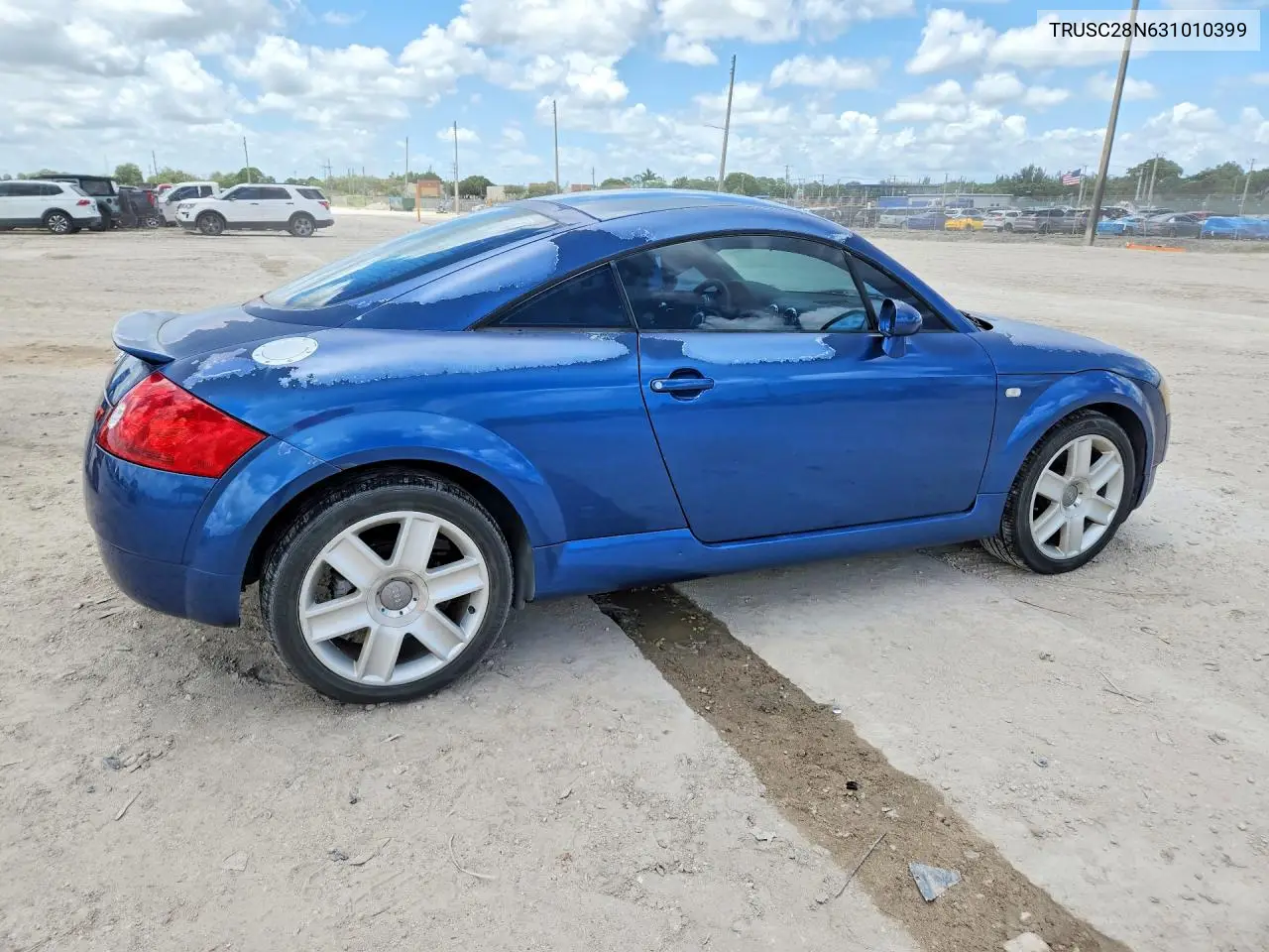 2003 Audi Tt VIN: TRUSC28N631010399 Lot: 55311346
