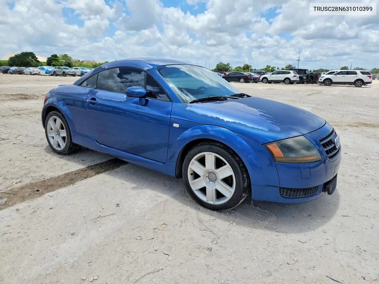 2003 Audi Tt VIN: TRUSC28N631010399 Lot: 55311346