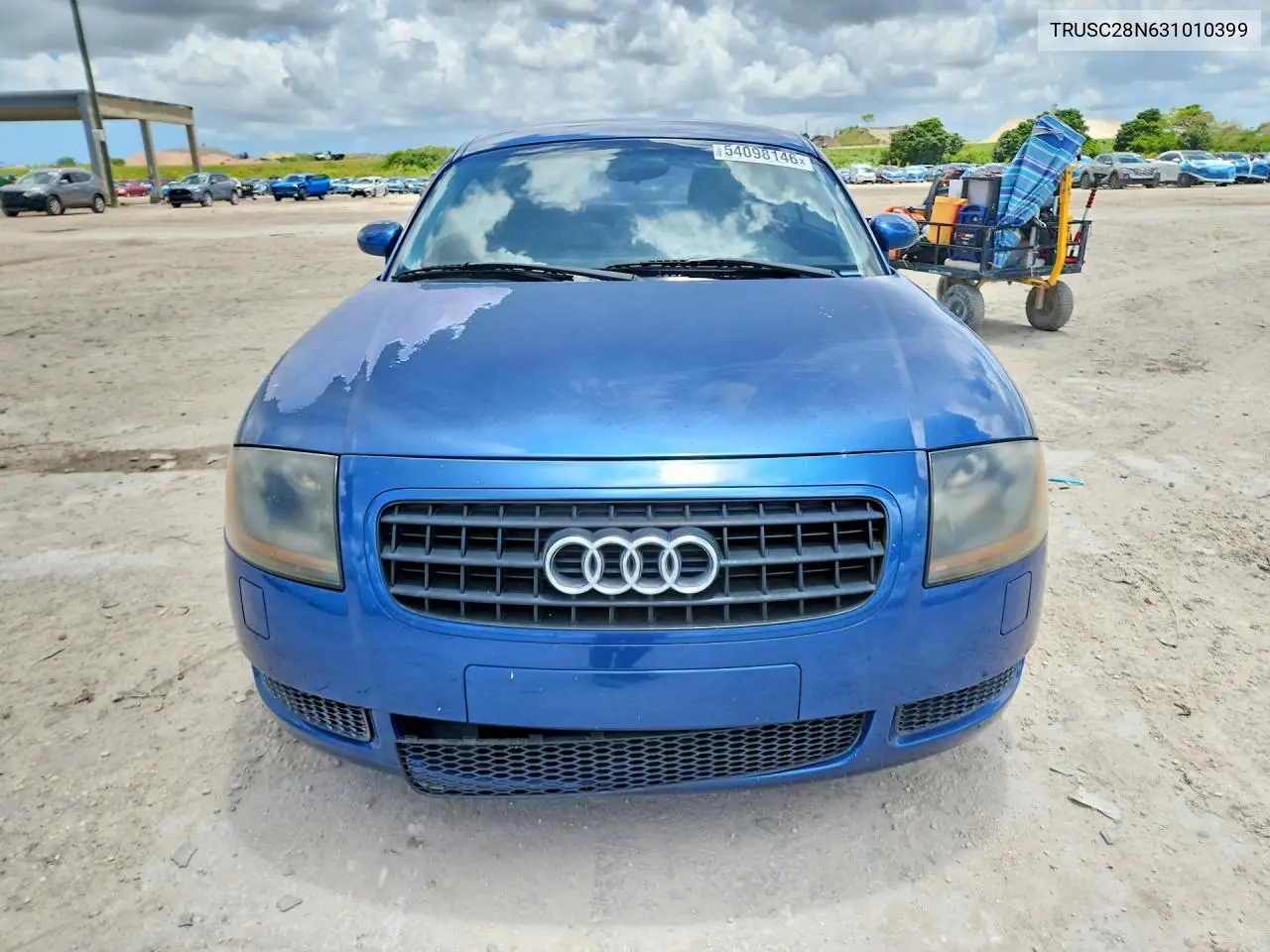 2003 Audi Tt VIN: TRUSC28N631010399 Lot: 55311346