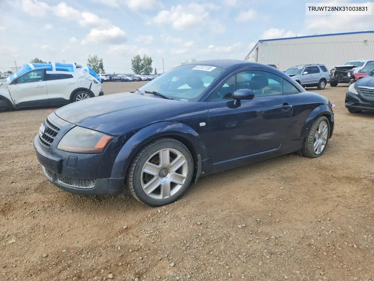 2003 Audi Tt Quattro VIN: TRUWT28NX31003831 Lot: 62232136