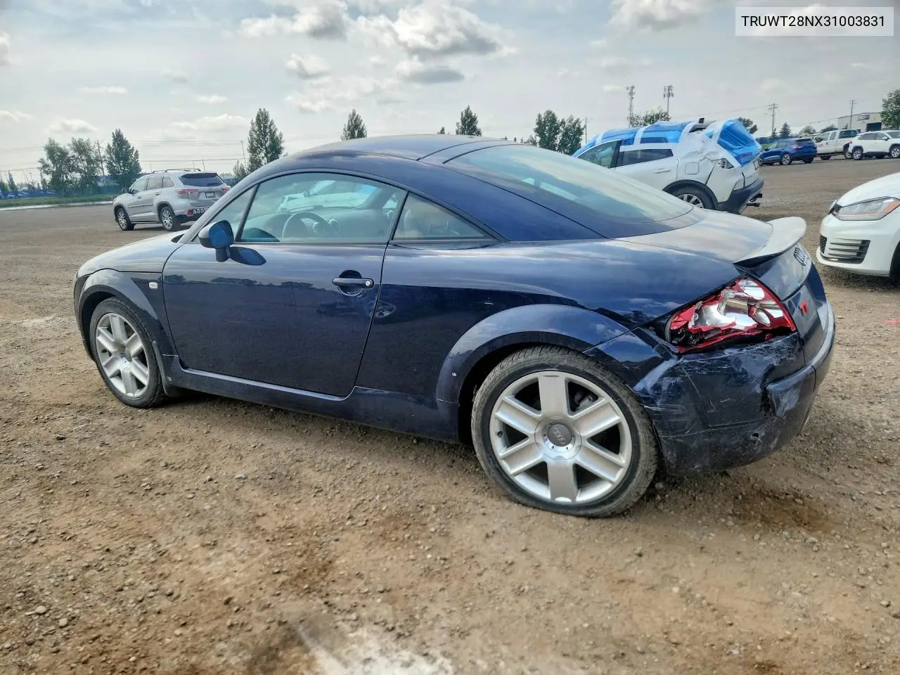 2003 Audi Tt Quattro VIN: TRUWT28NX31003831 Lot: 62232136
