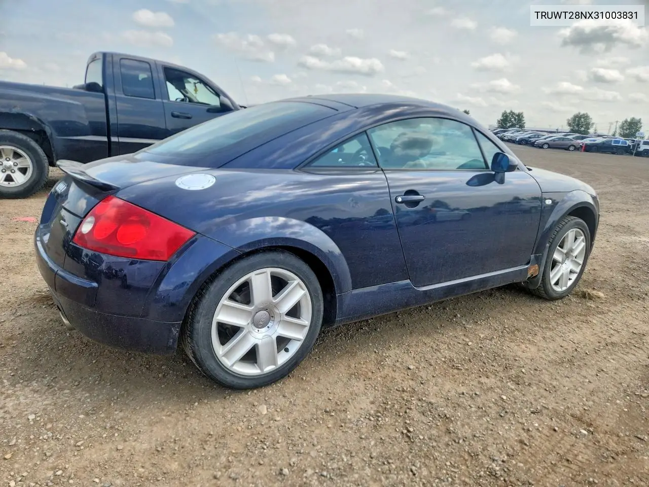 2003 Audi Tt Quattro VIN: TRUWT28NX31003831 Lot: 62232136