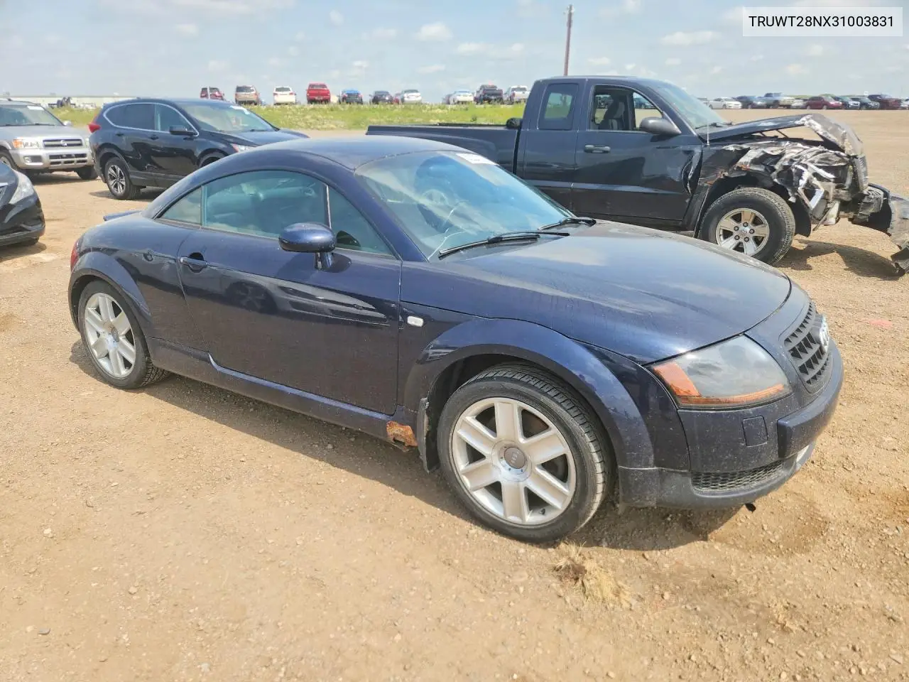 2003 Audi Tt Quattro VIN: TRUWT28NX31003831 Lot: 62232136