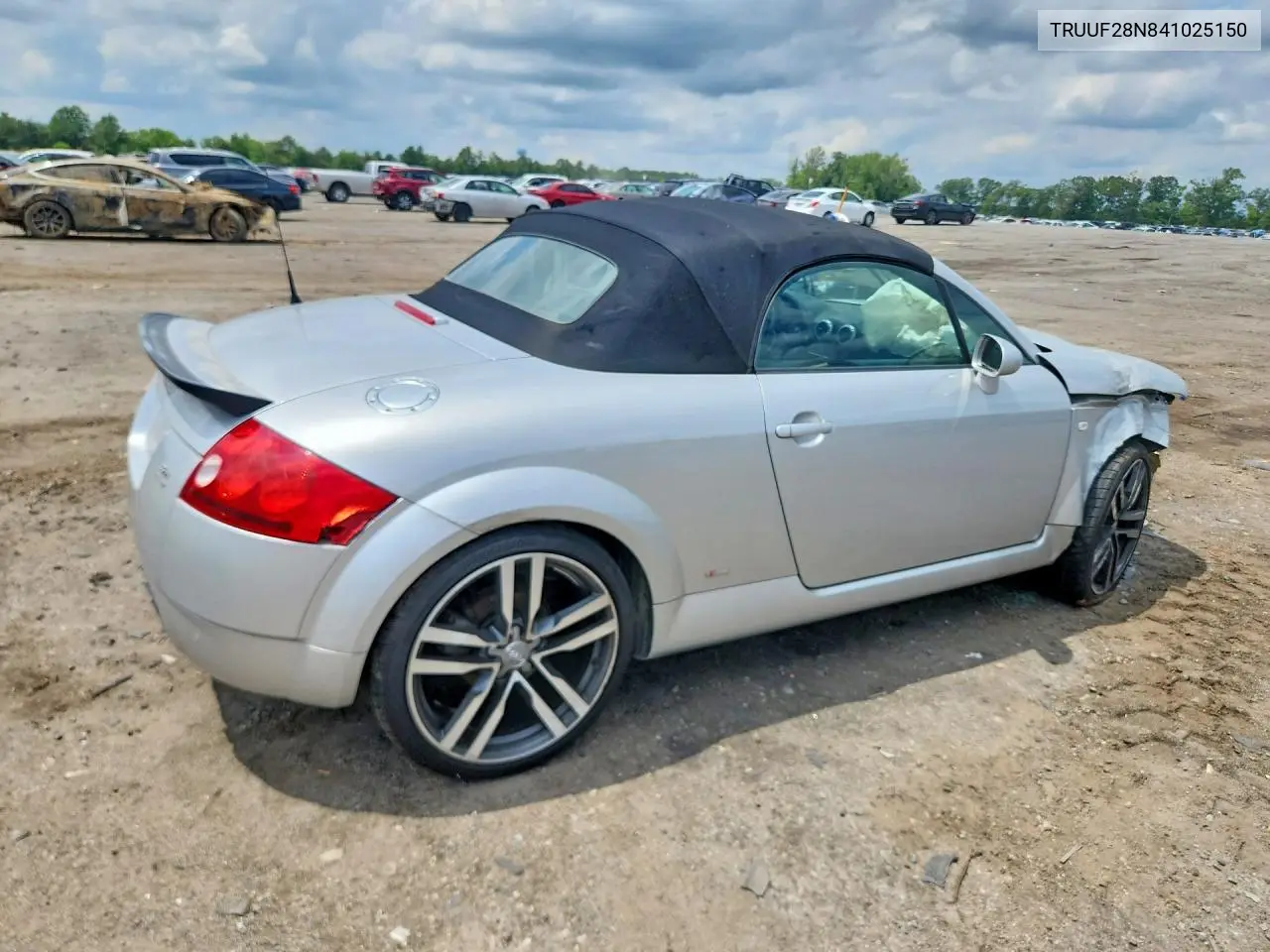 2004 Audi Tt 3.2 VIN: TRUUF28N841025150 Lot: 59777666