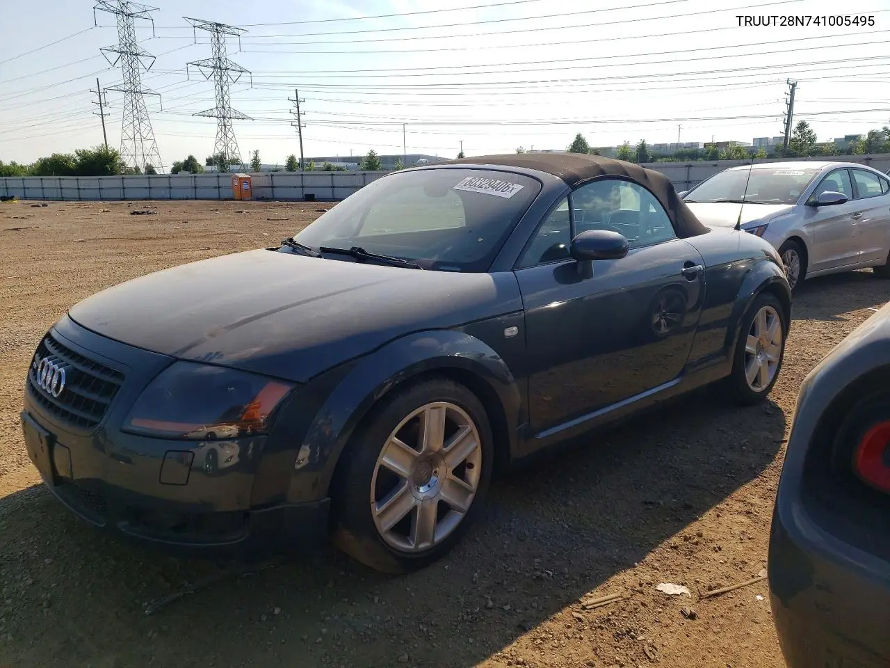 2004 Audi Tt Quattro VIN: TRUUT28N741005495 Lot: 60329406