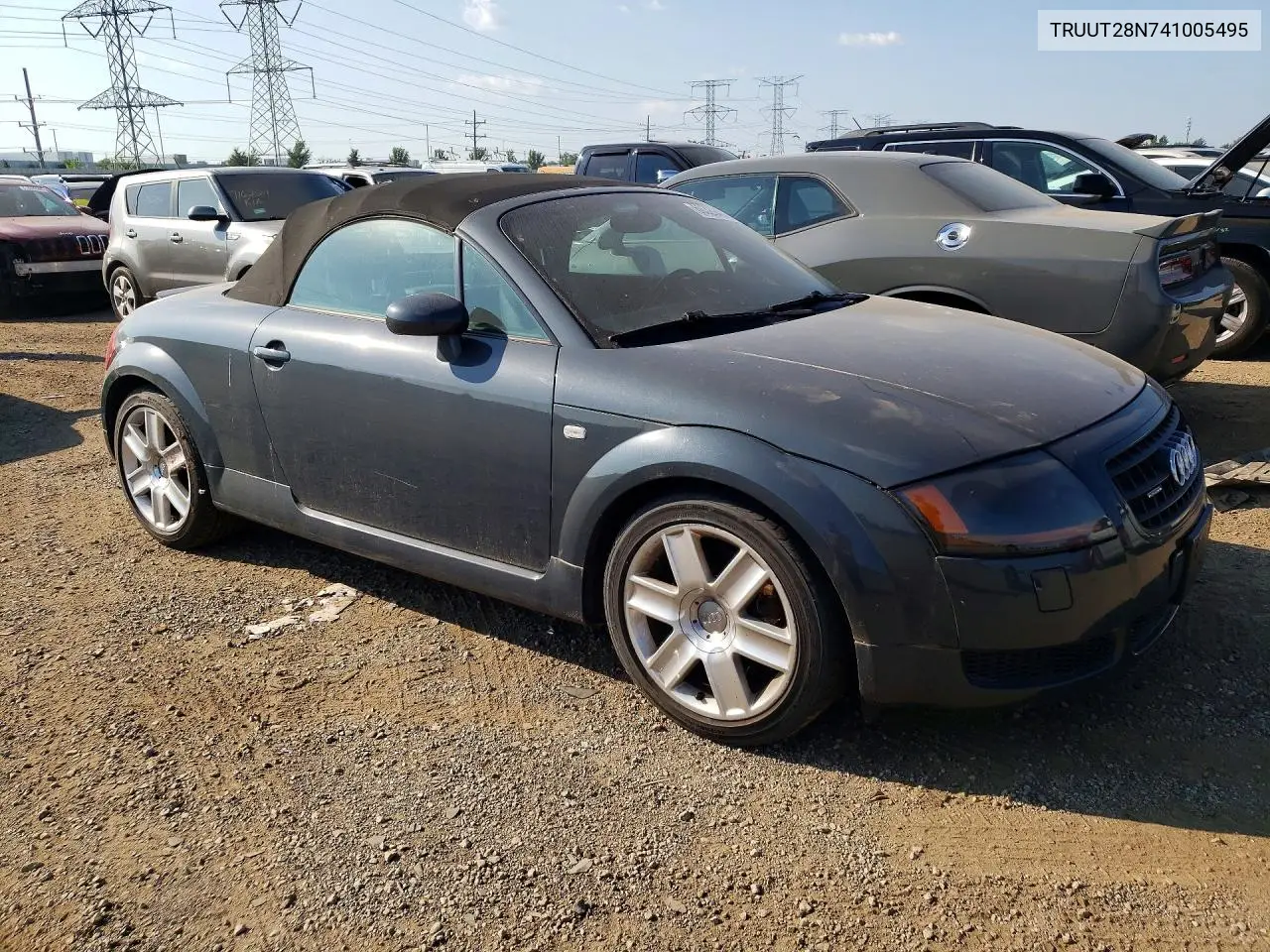 2004 Audi Tt Quattro VIN: TRUUT28N741005495 Lot: 60329406