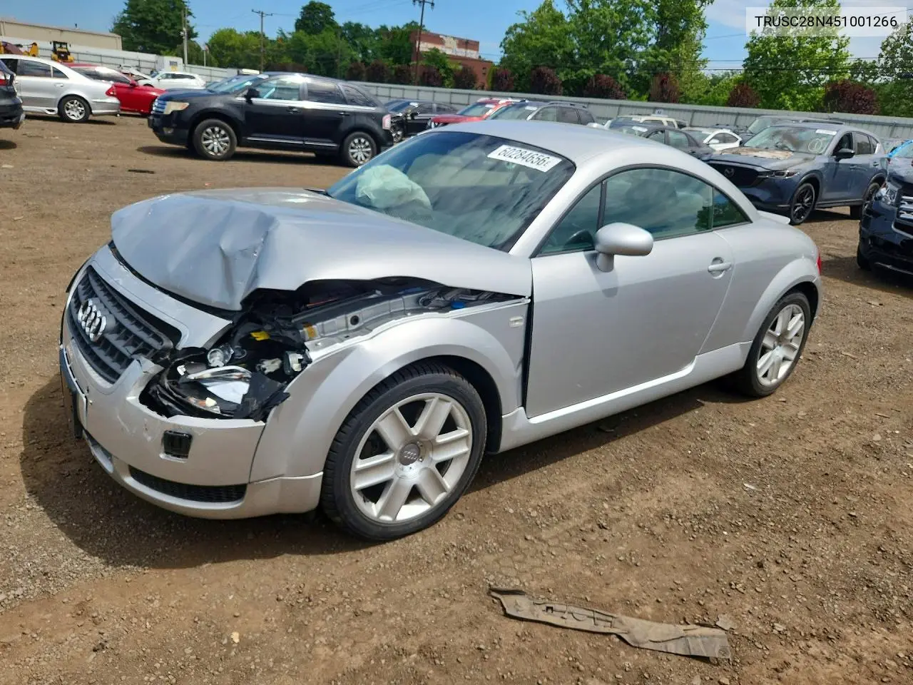 2005 Audi Tt VIN: TRUSC28N451001266 Lot: 60284656