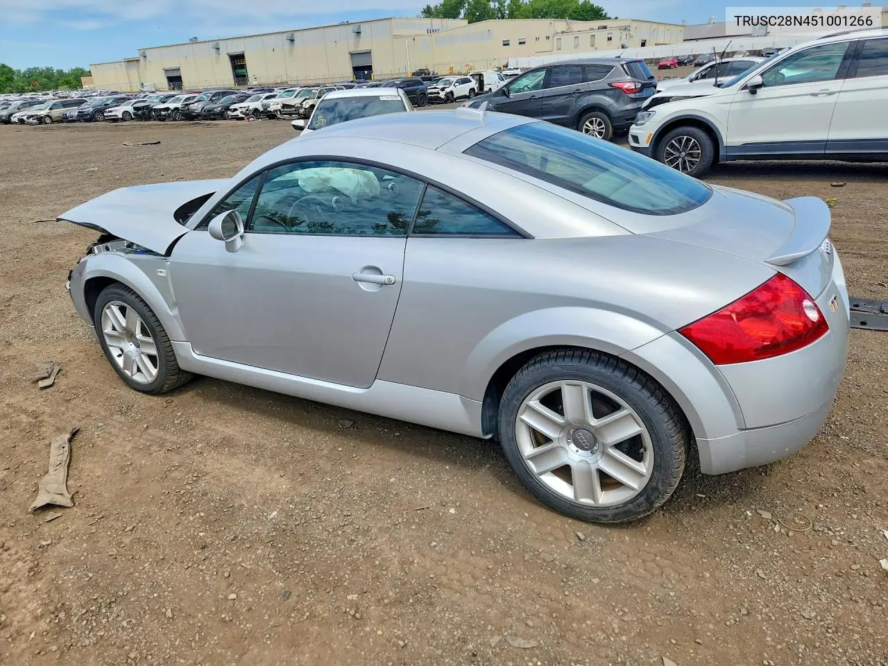 2005 Audi Tt VIN: TRUSC28N451001266 Lot: 60284656