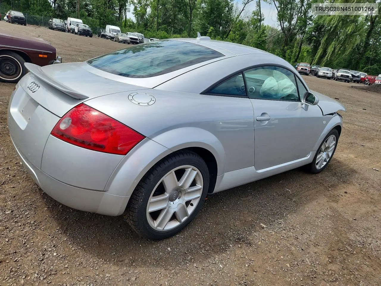 2005 Audi Tt VIN: TRUSC28N451001266 Lot: 60284656
