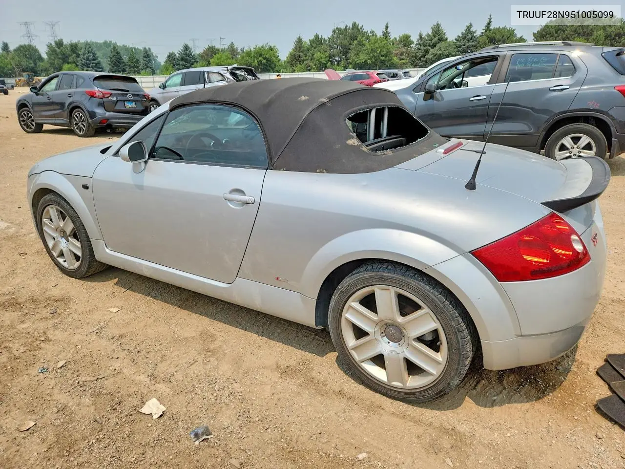 2005 Audi Tt 3.2 VIN: TRUUF28N951005099 Lot: 61184296