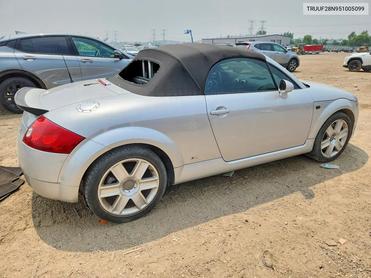 2005 Audi Tt 3.2 VIN: TRUUF28N951005099 Lot: 61184296