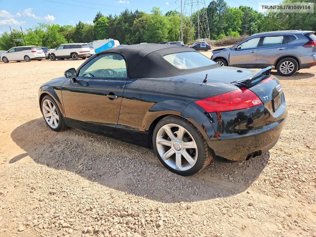 2008 Audi Tt 2.0T Premium VIN: TRUNF38J781049114 Lot: 50564116