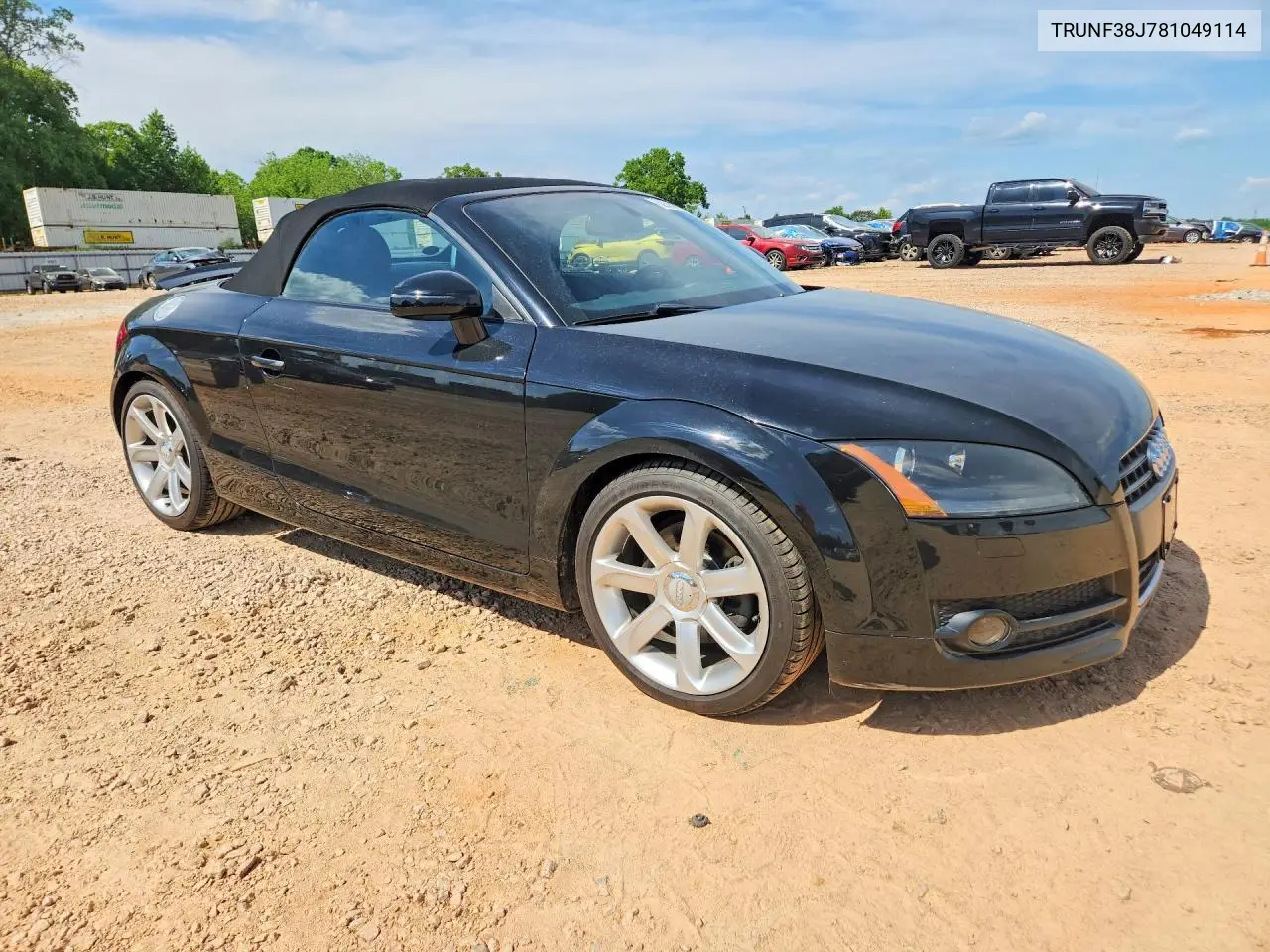 2008 Audi Tt 2.0T Premium VIN: TRUNF38J781049114 Lot: 50564116