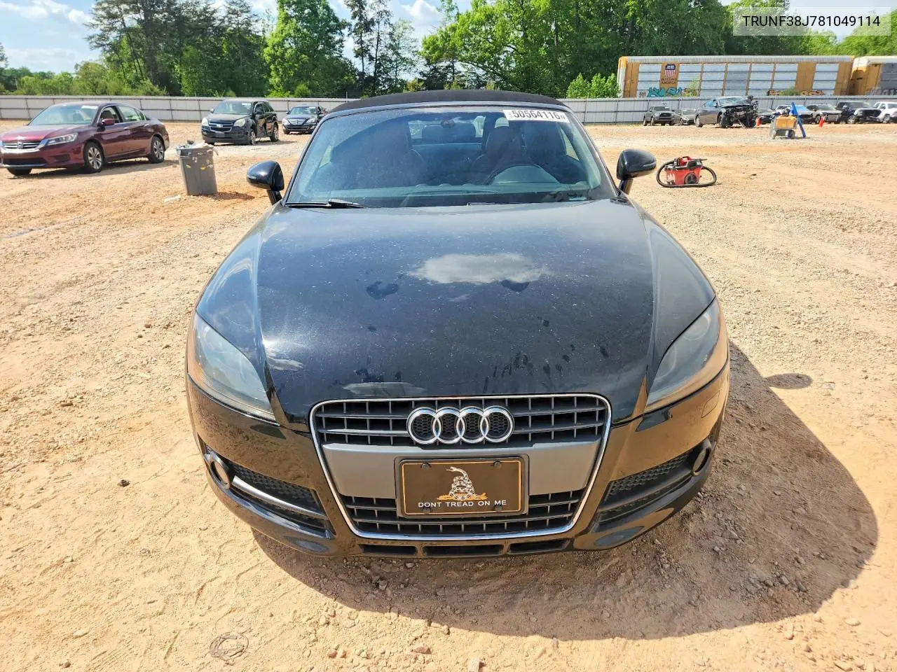 2008 Audi Tt 2.0T Premium VIN: TRUNF38J781049114 Lot: 50564116