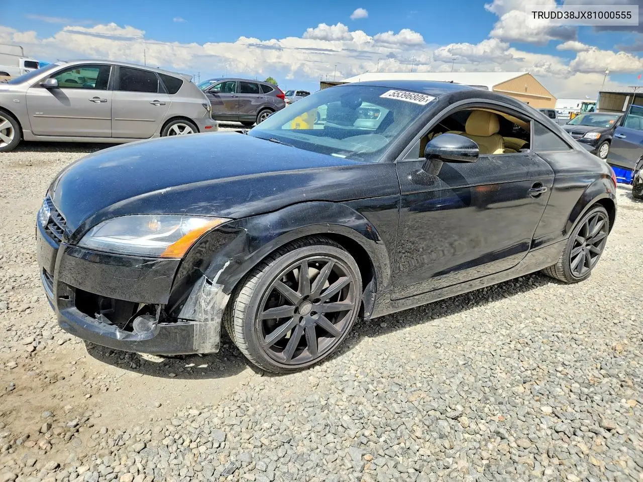 2008 Audi Tt 3.2 Quattro VIN: TRUDD38JX81000555 Lot: 55396806