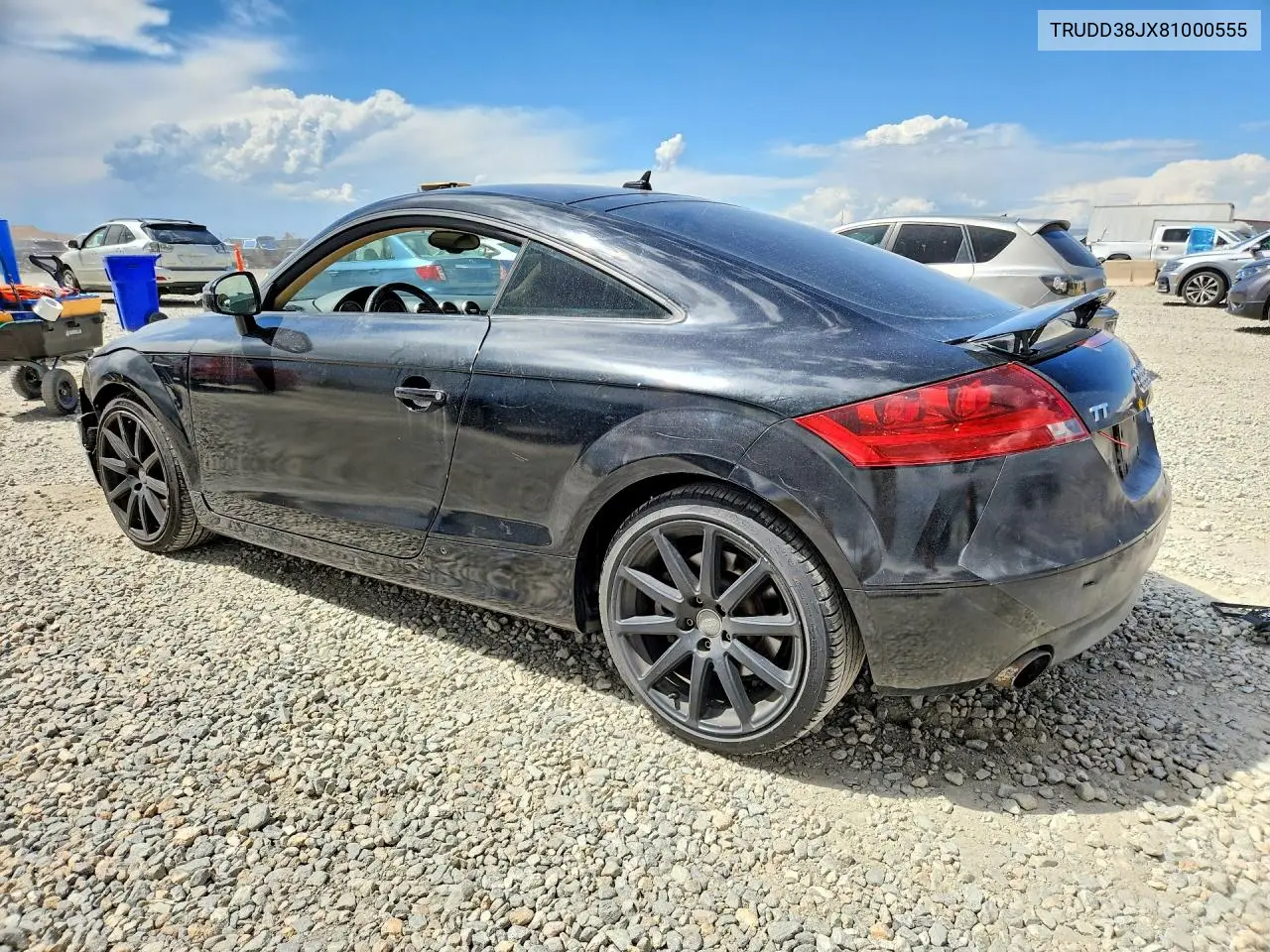 2008 Audi Tt 3.2 Quattro VIN: TRUDD38JX81000555 Lot: 55396806