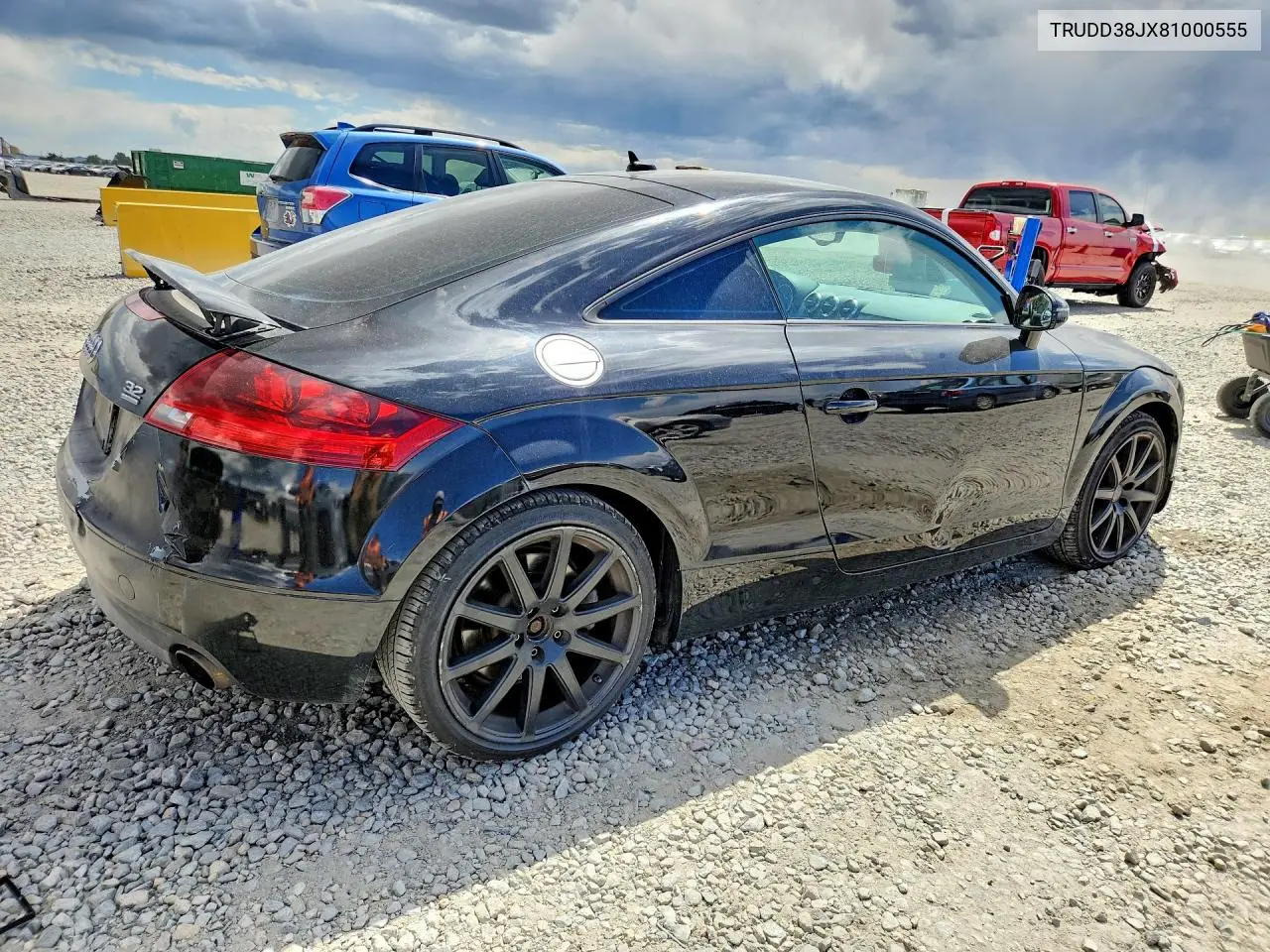 2008 Audi Tt 3.2 Quattro VIN: TRUDD38JX81000555 Lot: 55396806