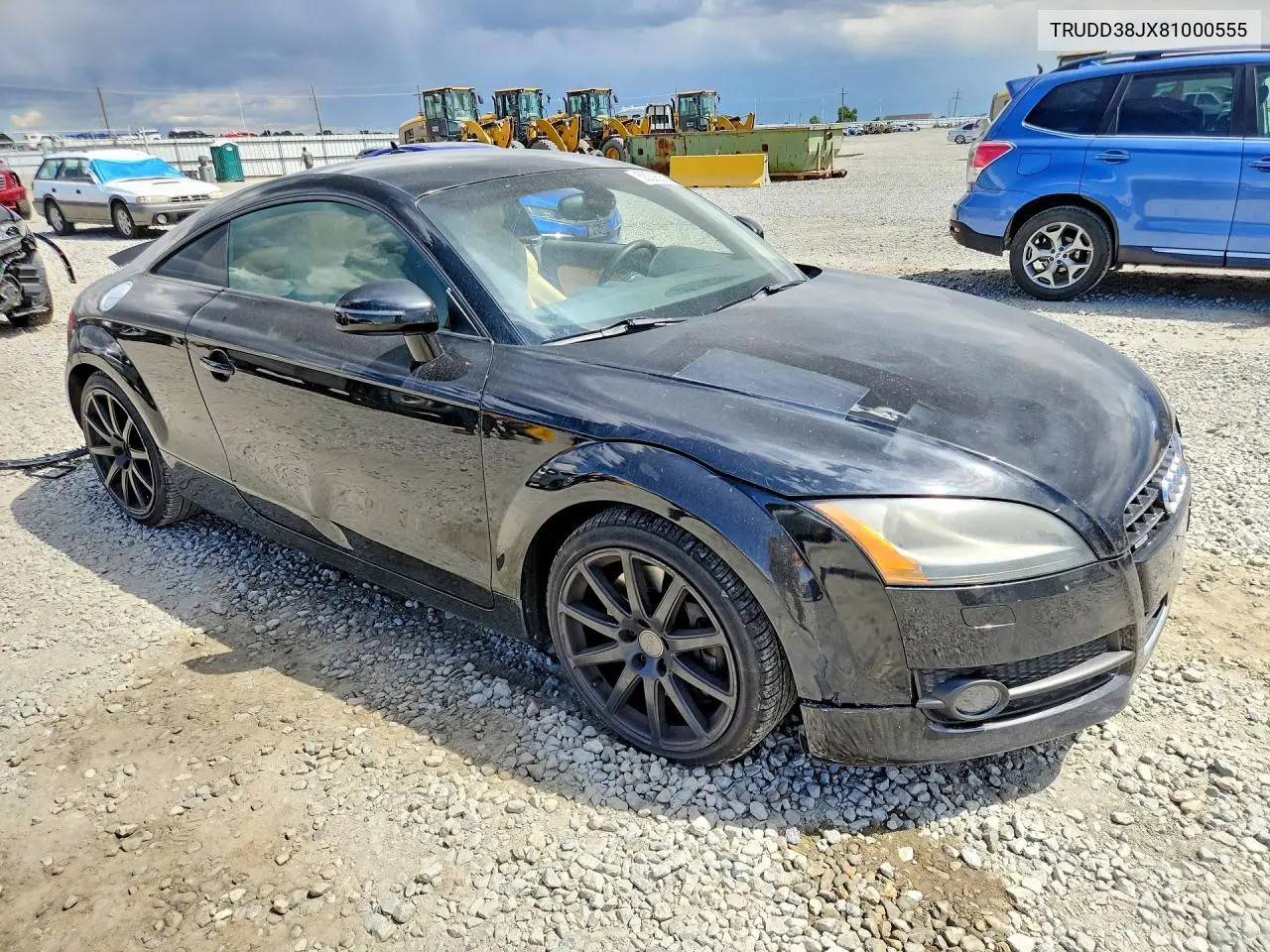 2008 Audi Tt 3.2 Quattro VIN: TRUDD38JX81000555 Lot: 55396806