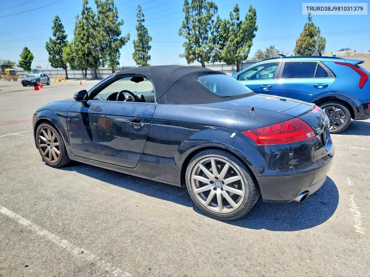 2008 Audi Tt 3.2 Quattro VIN: TRURD38J981031379 Lot: 57918836