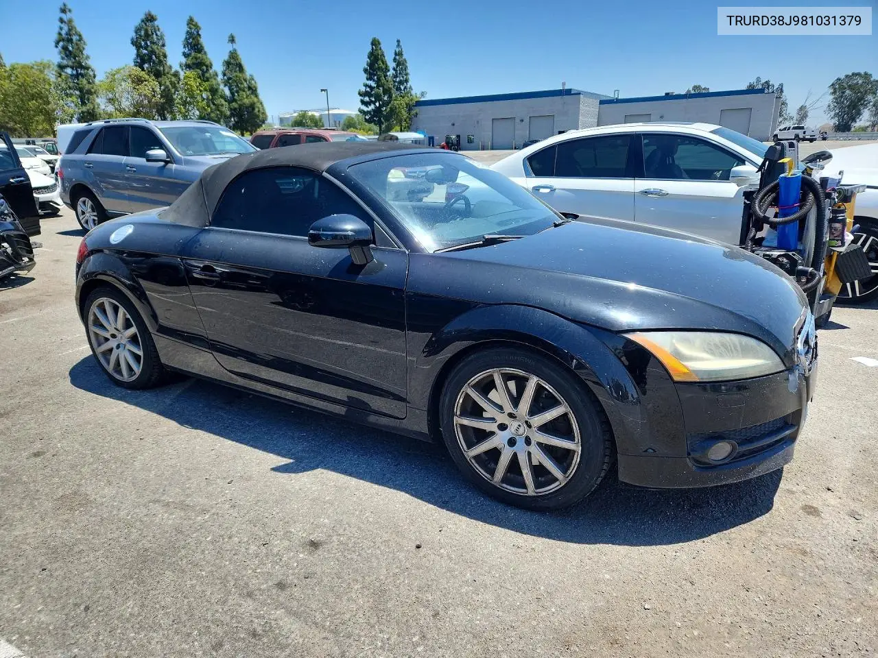2008 Audi Tt 3.2 Quattro VIN: TRURD38J981031379 Lot: 57918836