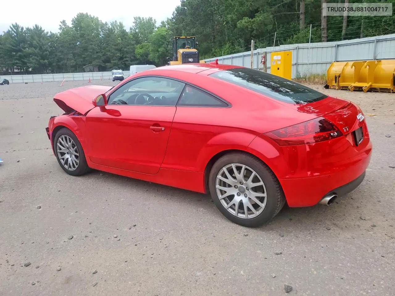 2008 Audi Tt 3.2 Quattro VIN: TRUDD38J881004717 Lot: 58311436