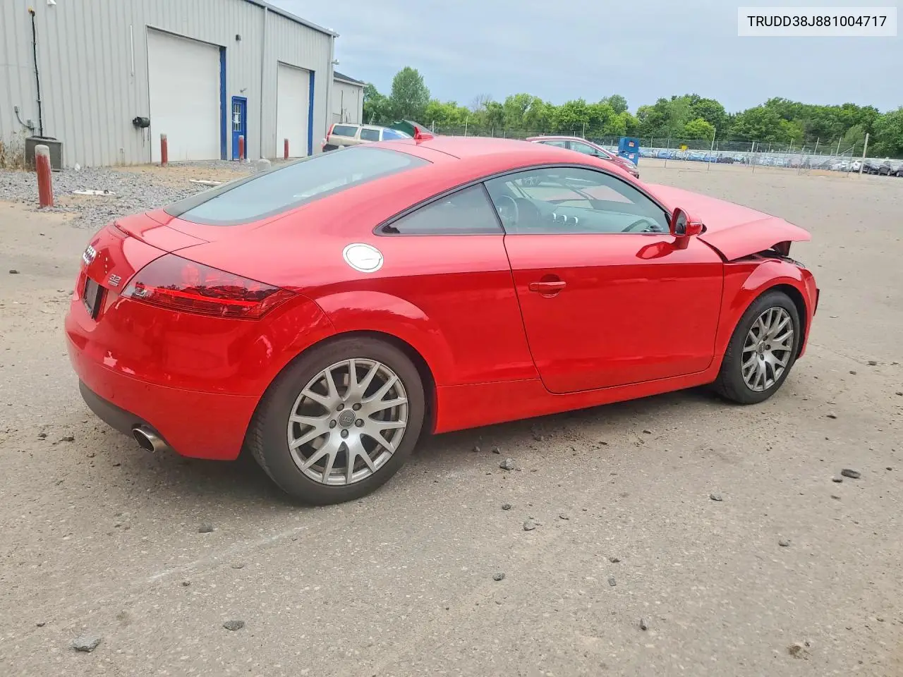 2008 Audi Tt 3.2 Quattro VIN: TRUDD38J881004717 Lot: 58311436
