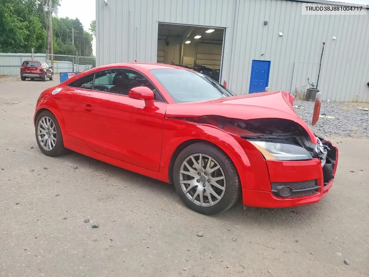 2008 Audi Tt 3.2 Quattro VIN: TRUDD38J881004717 Lot: 58311436