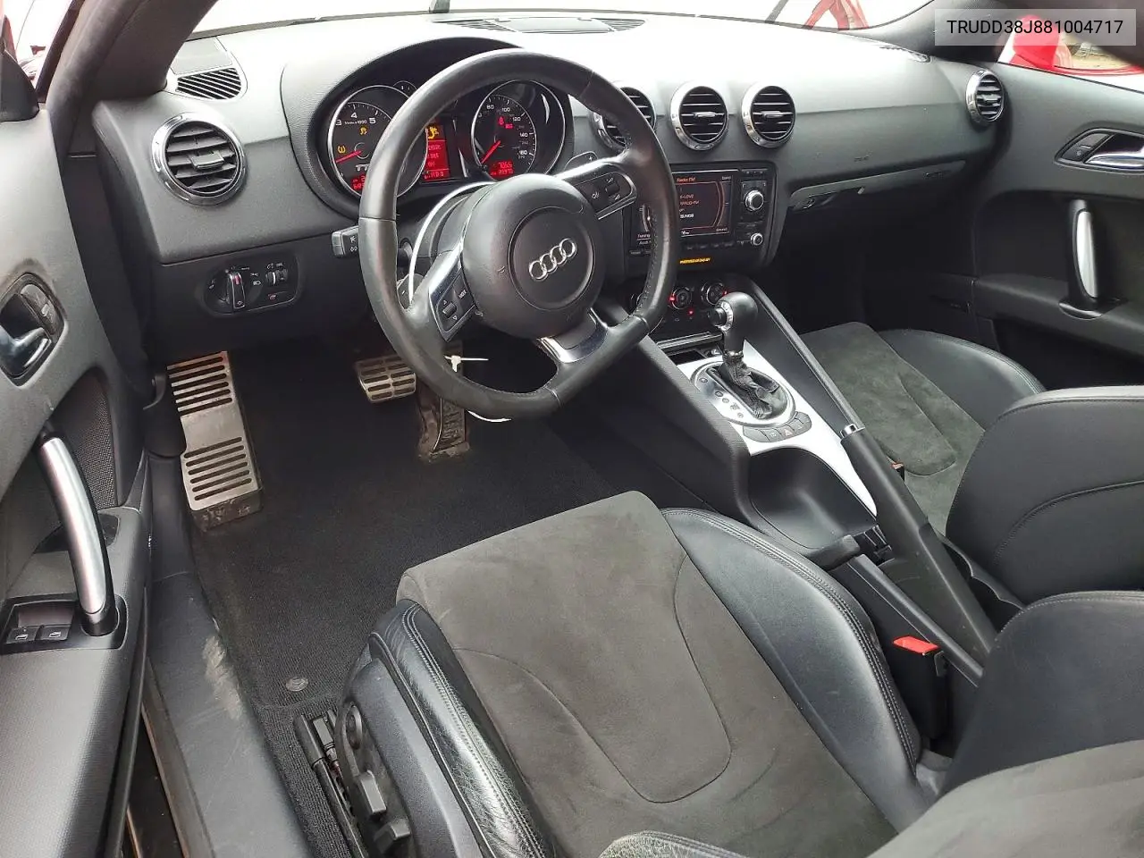 2008 Audi Tt 3.2 Quattro VIN: TRUDD38J881004717 Lot: 58311436