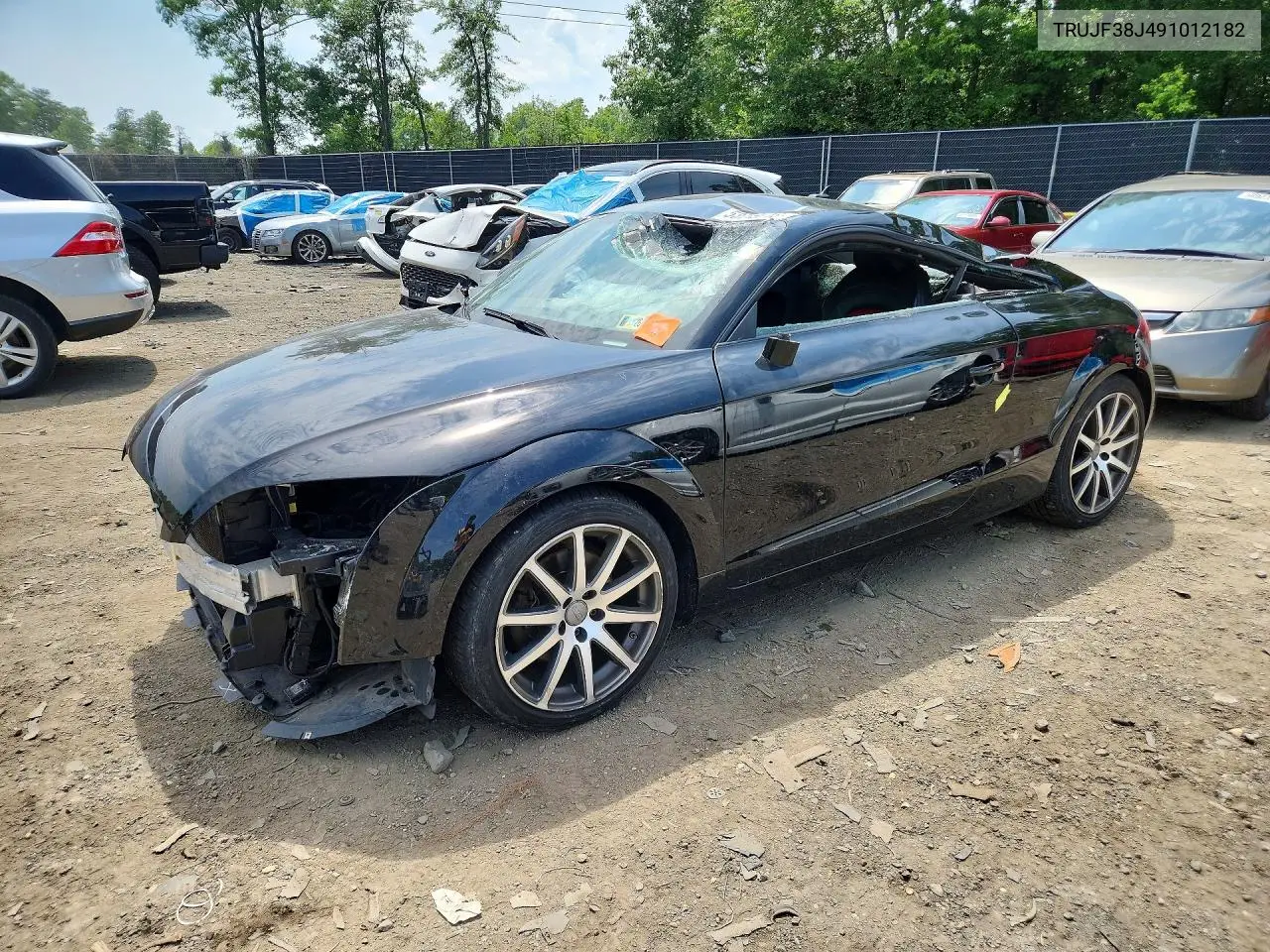2009 Audi Tt VIN: TRUJF38J491012182 Lot: 58749716