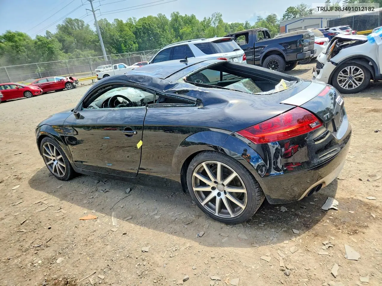 2009 Audi Tt VIN: TRUJF38J491012182 Lot: 58749716