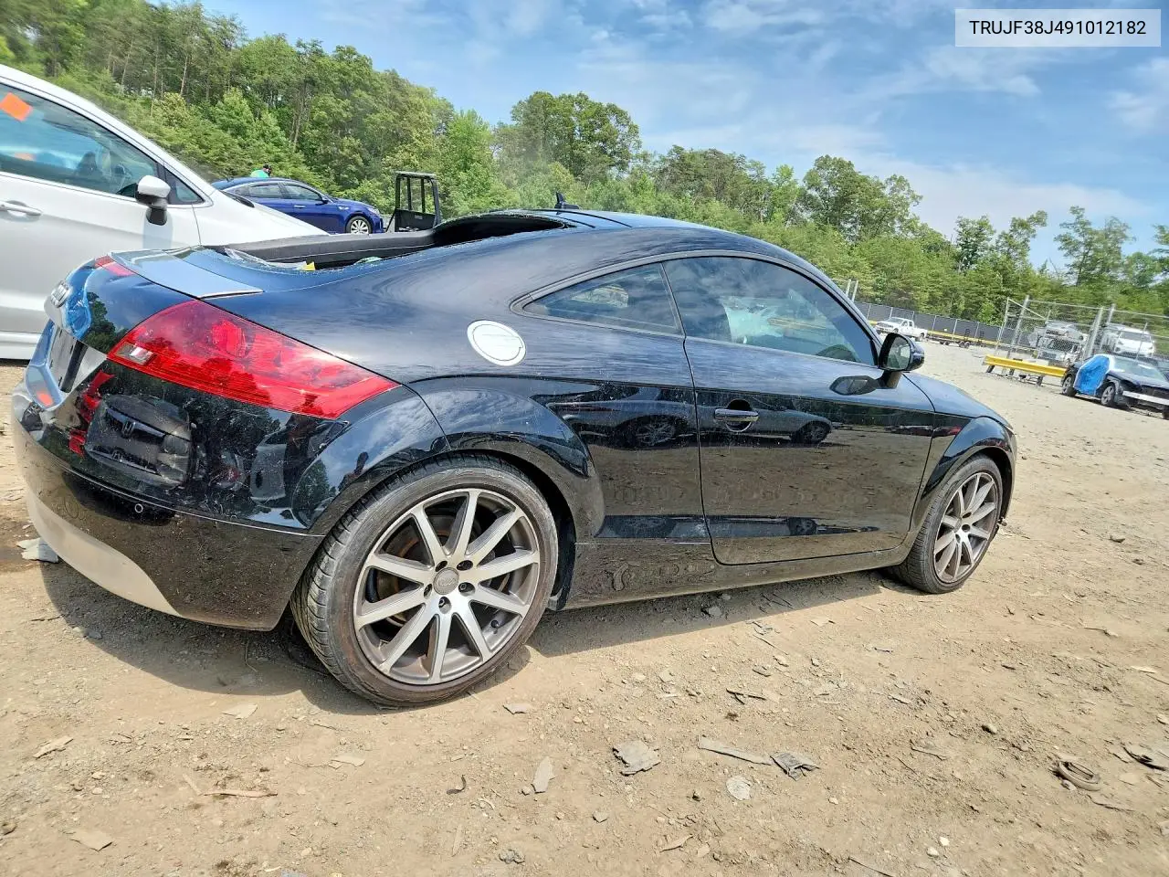 2009 Audi Tt VIN: TRUJF38J491012182 Lot: 58749716