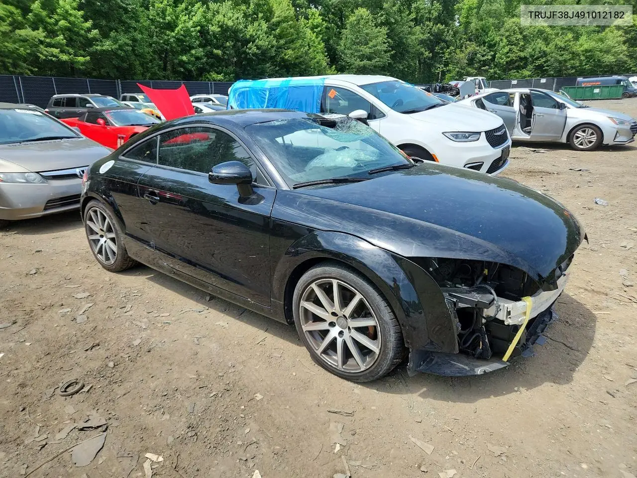 2009 Audi Tt VIN: TRUJF38J491012182 Lot: 58749716